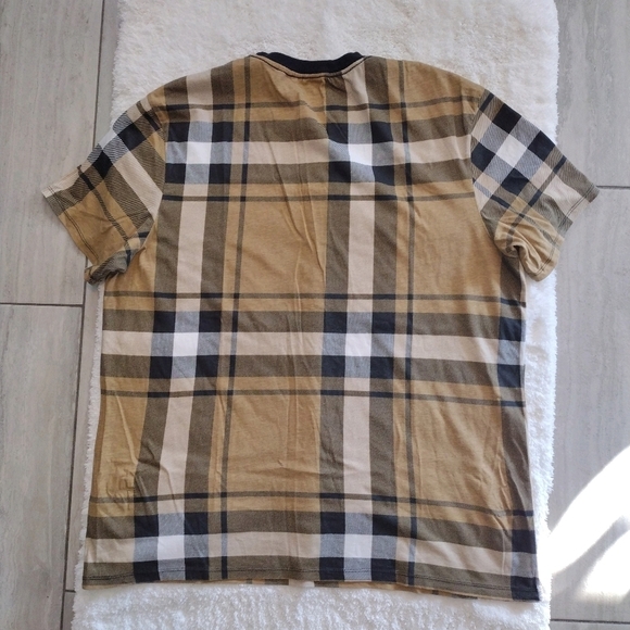Guess - Plaid Short Sleeve T-Shirt Embroidery - Picture 7 of 13